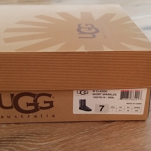 UGGs Short Sparkles in Blue - Picture 8 of 8